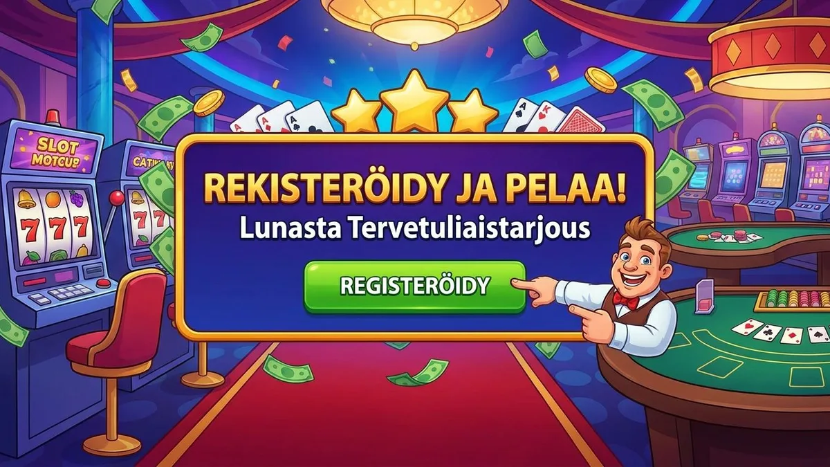 Rekisteröidy bonuksella